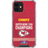 NFL Chiefs Super Bowl LVIII Champions iPhone 12 Clear Case