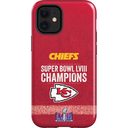 NFL Chiefs Super Bowl LVIII Champions iPhone 12 Mini Impact Case