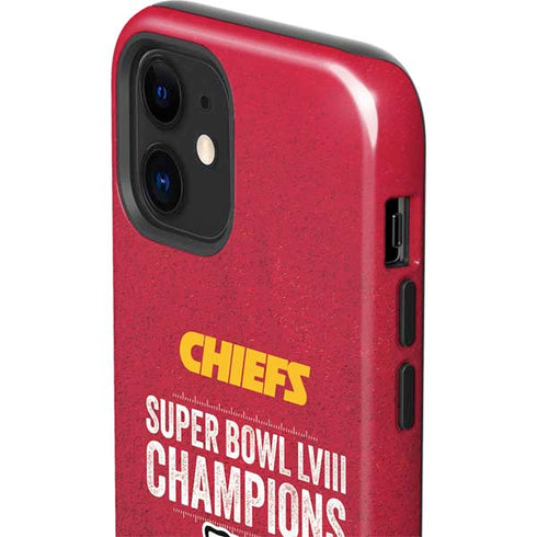 NFL Chiefs Super Bowl LVIII Champions iPhone 12 Mini Impact Case