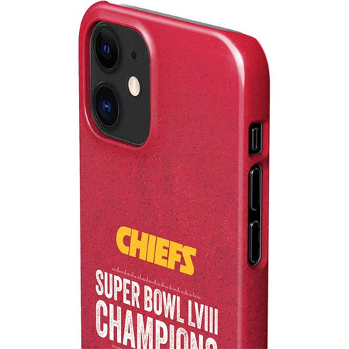 NFL Chiefs Super Bowl LVIII Champions iPhone 12 Mini Lite Case