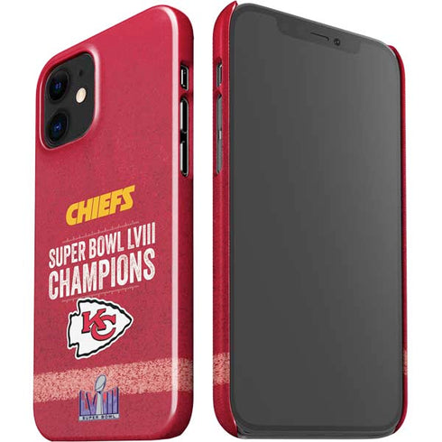 NFL Chiefs Super Bowl LVIII Champions iPhone 12 Mini Lite Case