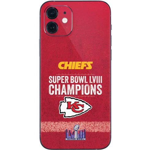 NFL Chiefs Super Bowl LVIII Champions iPhone 12 Mini Skin