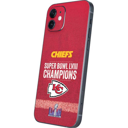 NFL Chiefs Super Bowl LVIII Champions iPhone 12 Mini Skin