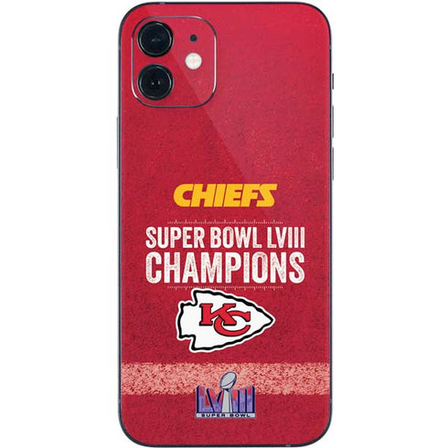 NFL Chiefs Super Bowl LVIII Champions iPhone 12 Skin
