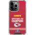 NFL Chiefs Super Bowl LVIII Champions iPhone 13 Pro Clear Case