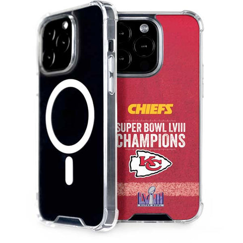 NFL Chiefs Super Bowl LVIII Champions iPhone 13 Pro MagSafe Case