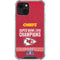 NFL Chiefs Super Bowl LVIII Champions iPhone 14 Plus Clear Case