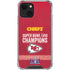 NFL Chiefs Super Bowl LVIII Champions iPhone 14 Plus Clear Case
