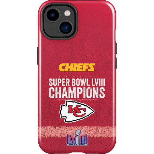 NFL Chiefs Super Bowl LVIII Champions iPhone 14 Plus Impact Case