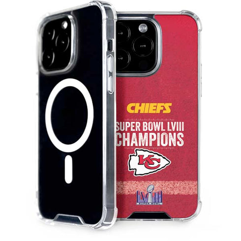 NFL Chiefs Super Bowl LVIII Champions iPhone 14 Pro MagSafe Case