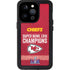 NFL Chiefs Super Bowl LVIII Champions iPhone 14 Pro Waterproof Case