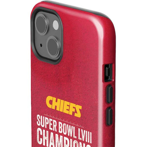 NFL Chiefs Super Bowl LVIII Champions iPhone 15 Impact Case