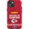 NFL Chiefs Super Bowl LVIII Champions iPhone 15 Plus Impact Case