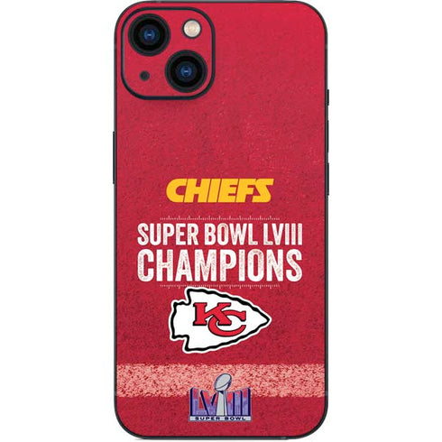 NFL Chiefs Super Bowl LVIII Champions iPhone 15 Plus Skin
