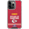 NFL Chiefs Super Bowl LVIII Champions iPhone 15 Pro Clear Case