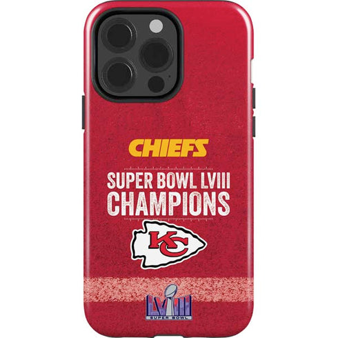 NFL Chiefs Super Bowl LVIII Champions iPhone 15 Pro Impact Case