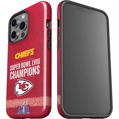 NFL Chiefs Super Bowl LVIII Champions iPhone 15 Pro Impact Case