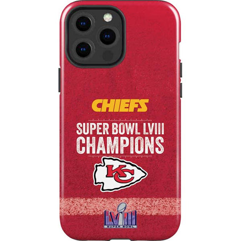 NFL Chiefs Super Bowl LVIII Champions iPhone 15 Pro Max Impact Case