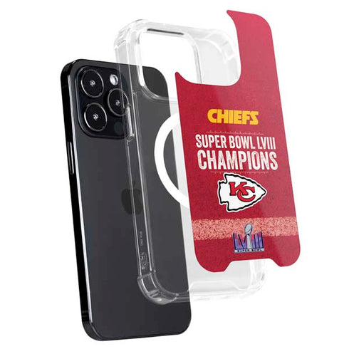 NFL Chiefs Super Bowl LVIII Champions iPhone 15 Pro Max MagSafe Case