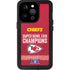 NFL Chiefs Super Bowl LVIII Champions iPhone 15 Pro Waterproof Case
