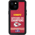 NFL Chiefs Super Bowl LVIII Champions iPhone 15 Waterproof Case