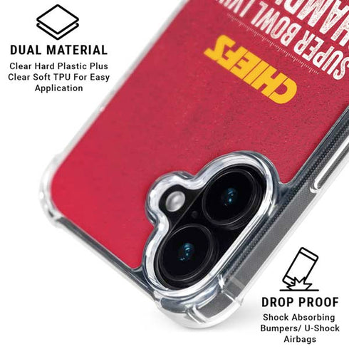 NFL Chiefs Super Bowl LVIII Champions iPhone 16 MagSafe Case