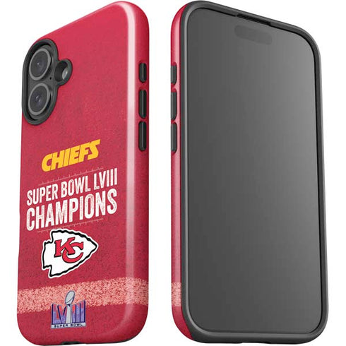 NFL Chiefs Super Bowl LVIII Champions iPhone 16 Plus Impact Case