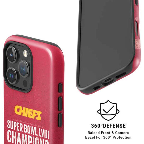 NFL Chiefs Super Bowl LVIII Champions iPhone 16 Pro Magsafe Impact Case