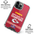 NFL Chiefs Super Bowl LVIII Champions iPhone 16 Pro Max Clear Case