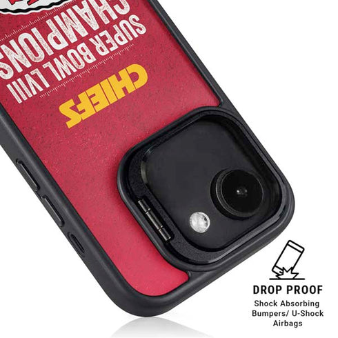 NFL Chiefs Super Bowl LVIII Champions iPhone 16e Kickstand Case