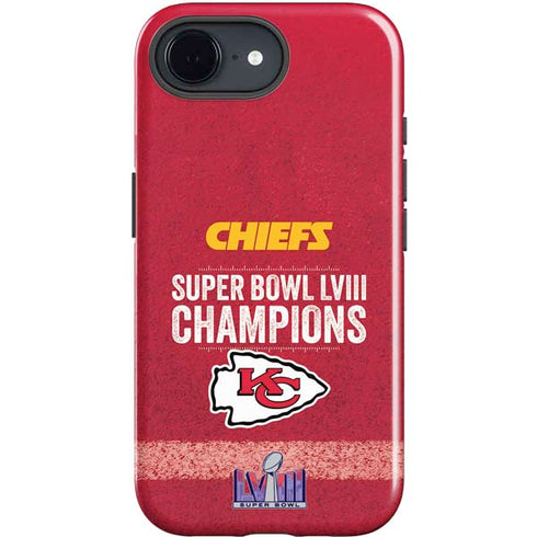 NFL Chiefs Super Bowl LVIII Champions iPhone 16e Impact Case
