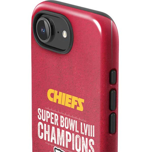 NFL Chiefs Super Bowl LVIII Champions iPhone 16e Impact Case