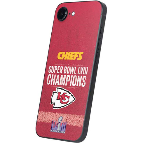 NFL Chiefs Super Bowl LVIII Champions iPhone 16e Skin