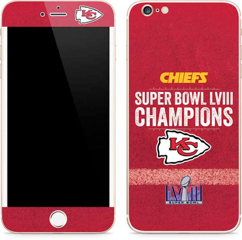 NFL Chiefs Super Bowl LVIII Champions iPhone 6/6s Plus Skin