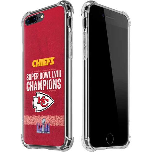 NFL Chiefs Super Bowl LVIII Champions iPhone 7/8 Plus Clear Case