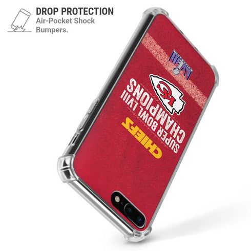 NFL Chiefs Super Bowl LVIII Champions iPhone 7/8 Plus Clear Case