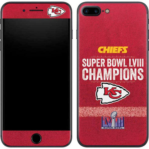 NFL Chiefs Super Bowl LVIII Champions iPhone 8 Plus Skin