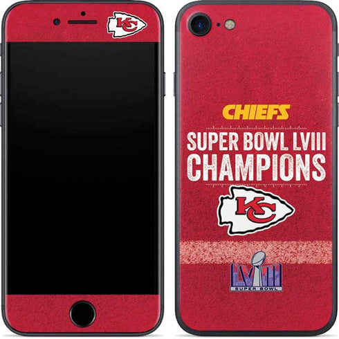 NFL Chiefs Super Bowl LVIII Champions iPhone SE (2nd & 3rd Gen) Skin