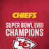 NFL Chiefs Super Bowl LVIII Champions iPhone X Skin