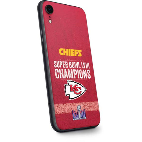 NFL Chiefs Super Bowl LVIII Champions iPhone XR Skin