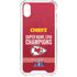 NFL Chiefs Super Bowl LVIII Champions iPhone XS Clear Case