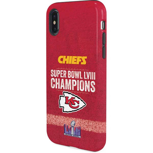 NFL Chiefs Super Bowl LVIII Champions iPhone XS Pro Case
