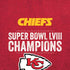 NFL Chiefs Super Bowl LVIII Champions iPhone XS Skin