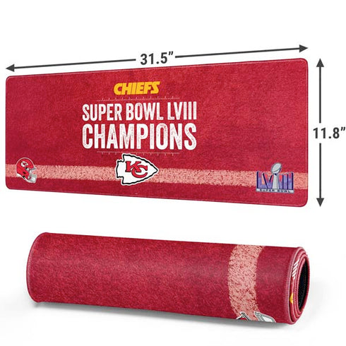 NFL Chiefs Super Bowl LVIII Champions Gaming Mouse Pad