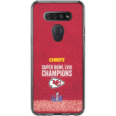 NFL Chiefs Super Bowl LVIII Champions LG K51/Q51 Clear Case