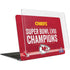 NFL Chiefs Super Bowl LVIII Champions MacBook Air 13in M1 (2021) Case plus Skin