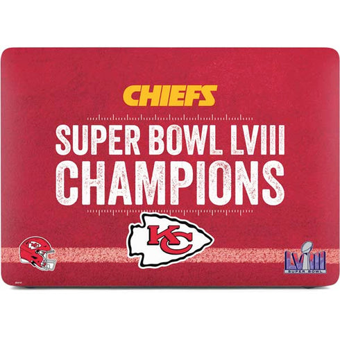 NFL Chiefs Super Bowl LVIII Champions Apple MacBook Air Skin