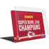 NFL Chiefs Super Bowl LVIII Champions MacBook Air 15in (2023-2025) Case plus Skin
