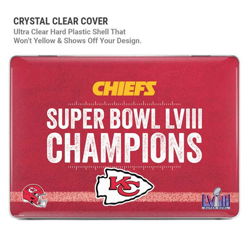 NFL Chiefs Super Bowl LVIII Champions MacBook Air 15in (2023-2025) Case plus Skin