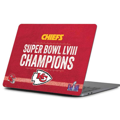 NFL Chiefs Super Bowl LVIII Champions Apple MacBook Pro 13-inch Skin